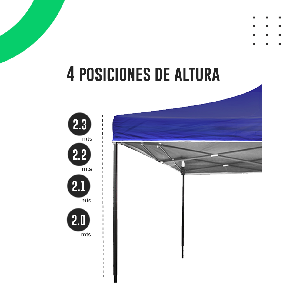 Gazebo de 3 x 3 mts - Imagen 5
