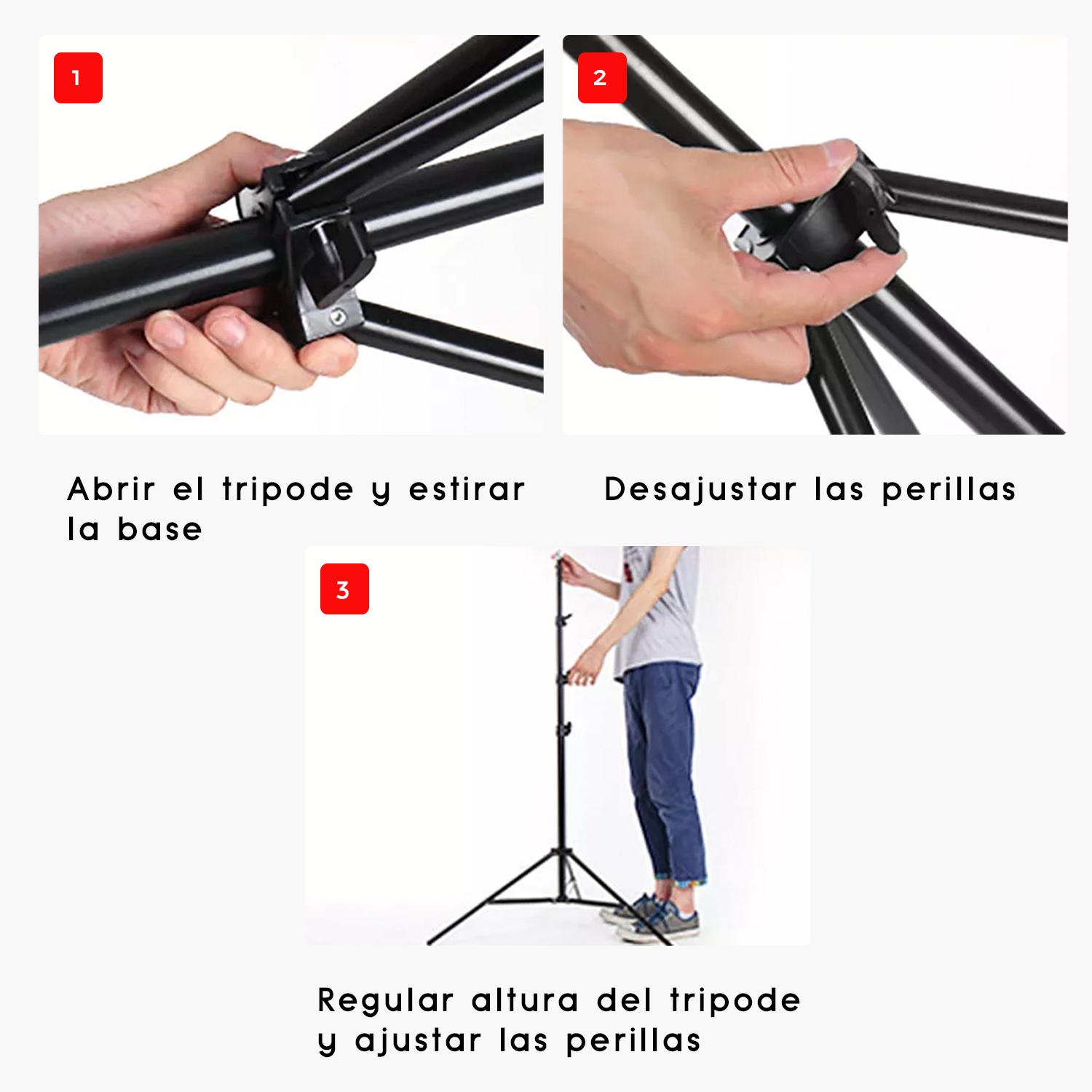 Set portafondos de estudio fotográfico - Imagen 5